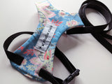 Chicken Harness Blue Paisley