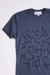 Navy Worm Tee - All Genders