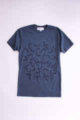 Navy Worm Tee - All Genders