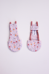 studio cluck pink chicken diaper in early bird print